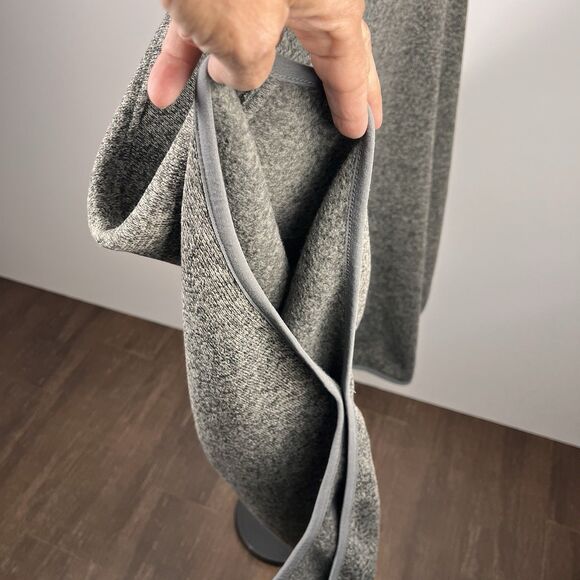 Eddie Bauer Poncho Womens M/L Gray Hood Boho Classic Outdoor Academia Gorpcore - Picture 5 of 13